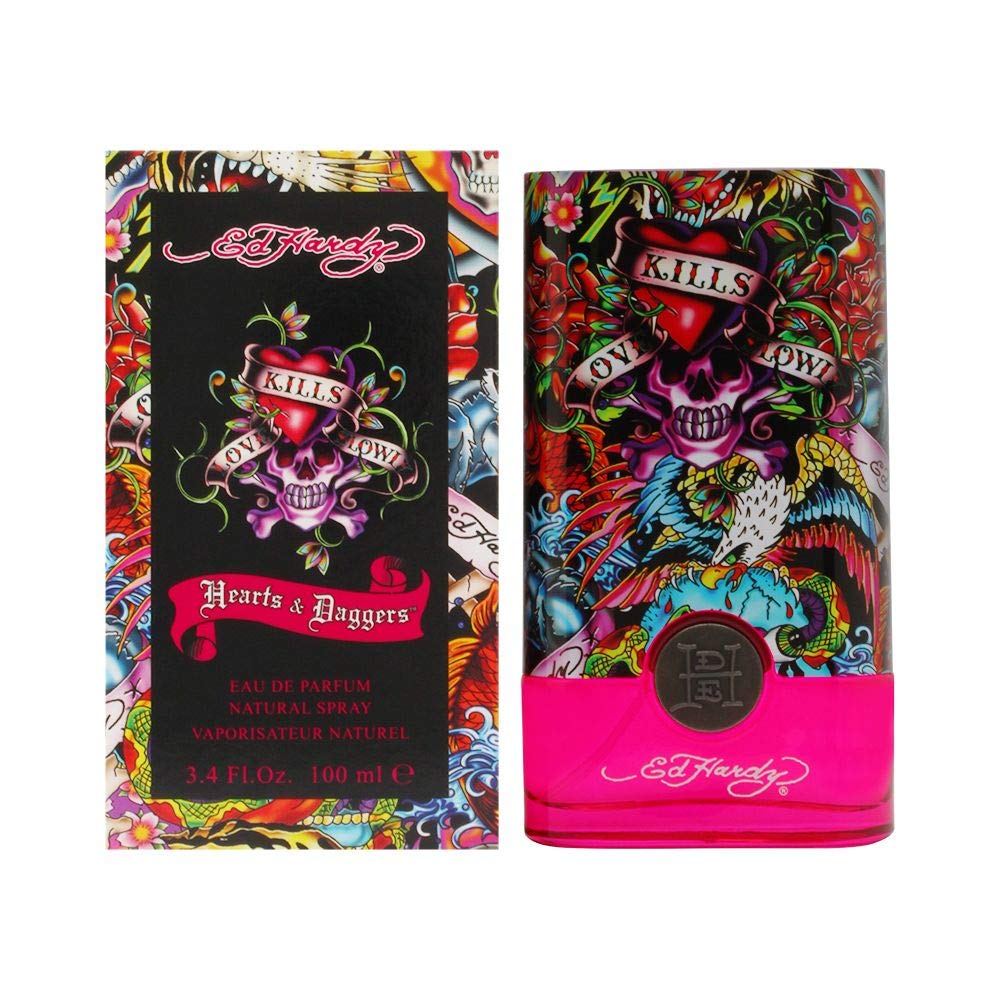 ED HARDY Hardy Hearts & Daggers bottle pour with elegant design for daily wear