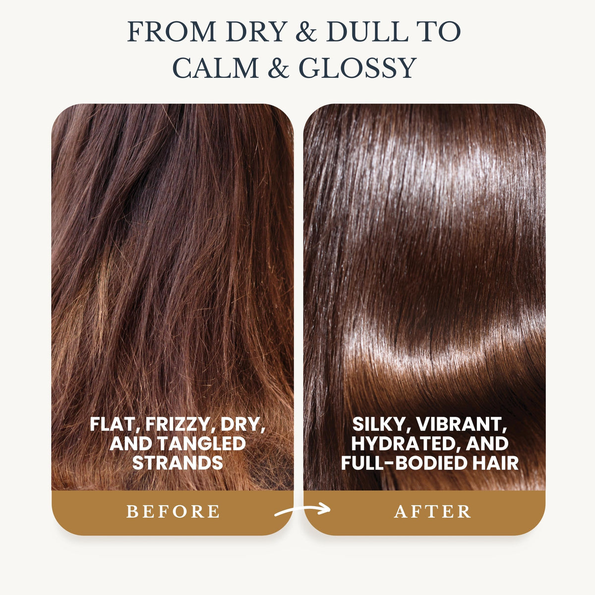 EDENIKA BOTANICALS chamomile shampoo and conditioner set displayed on shelf for all hair types.