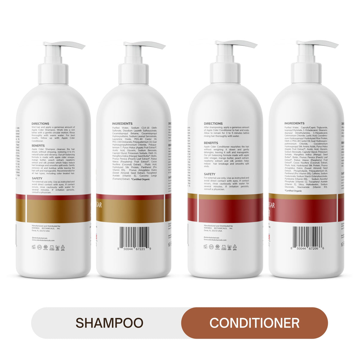 Clear and balanced scalp look after EDENIKA BOTANICALS routine.