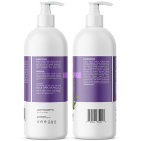 Two-pack packaging ensures a steady supply and value for Edenika Lavender Body Wash.