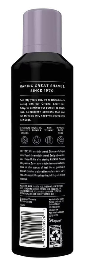 Edge Shave Gel cooling foam ready to glide for a refreshing shave