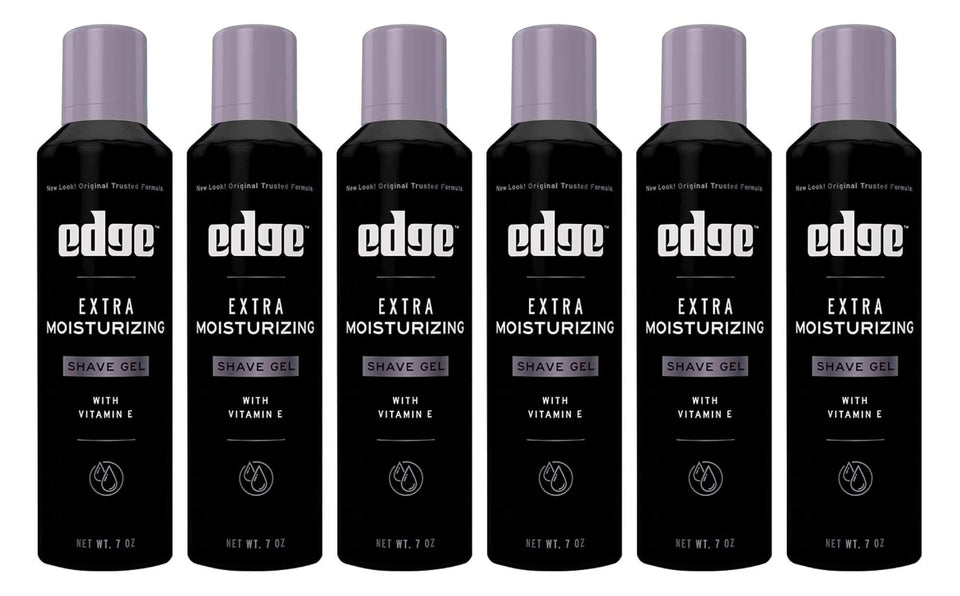 Edge Shave Gel extra moisturizing 7oz bottle front for a smooth, comfortable shave