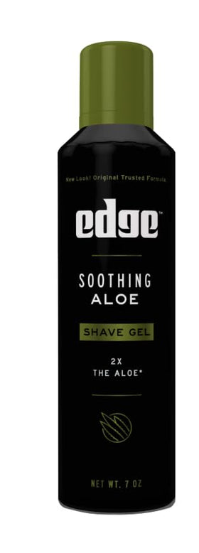Edge Soothing Aloe Shave Gel lather texture ready for smooth glide.