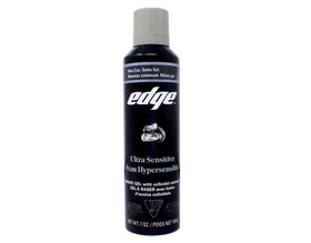 Edge Ultra Sensitive Shave Gel product shot: protection from irritation in action.