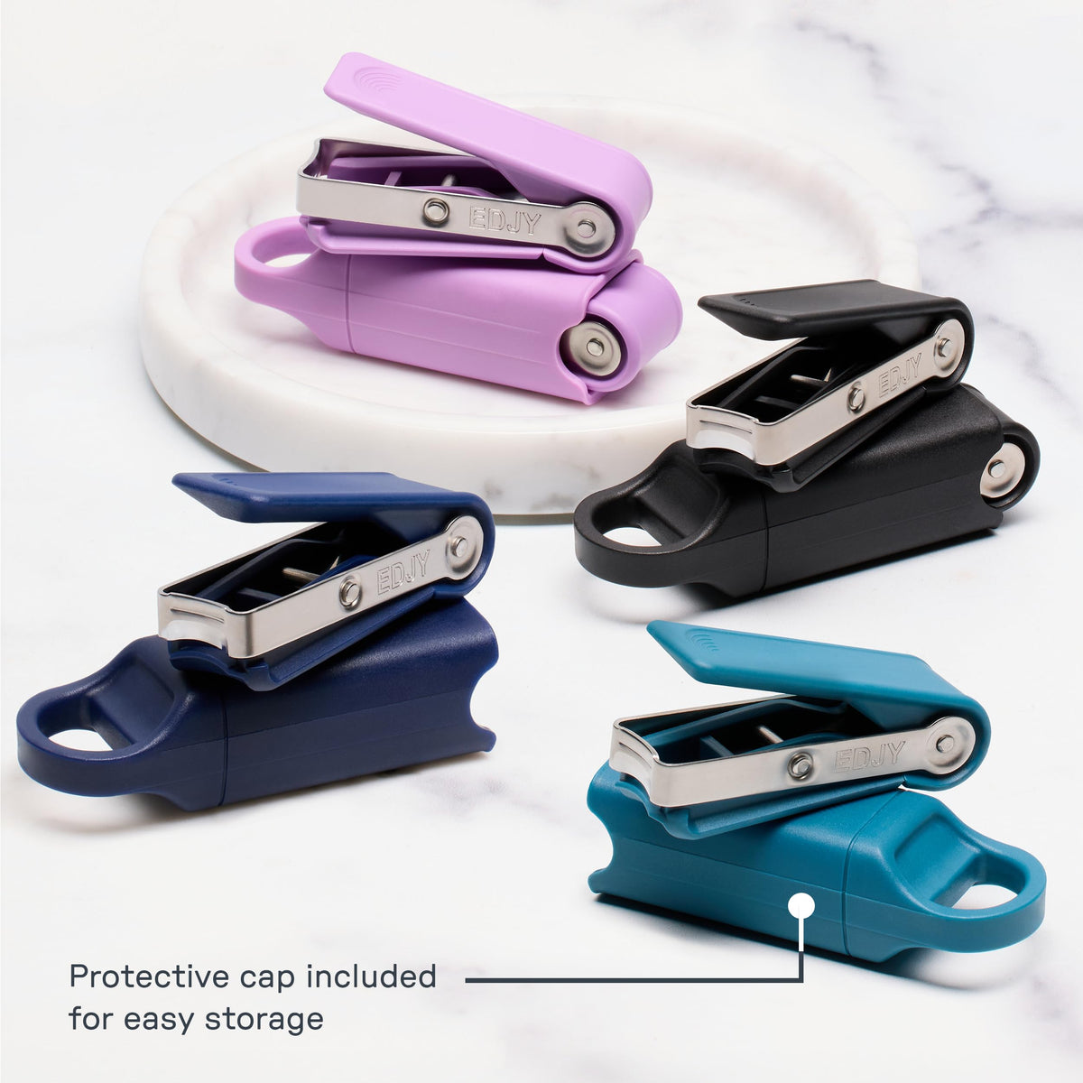 EDJY fingernail cutter multi-color design for personal style