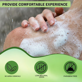 EDSRDRUS base delivers gentle, moisturizing lather for sensitive skin.