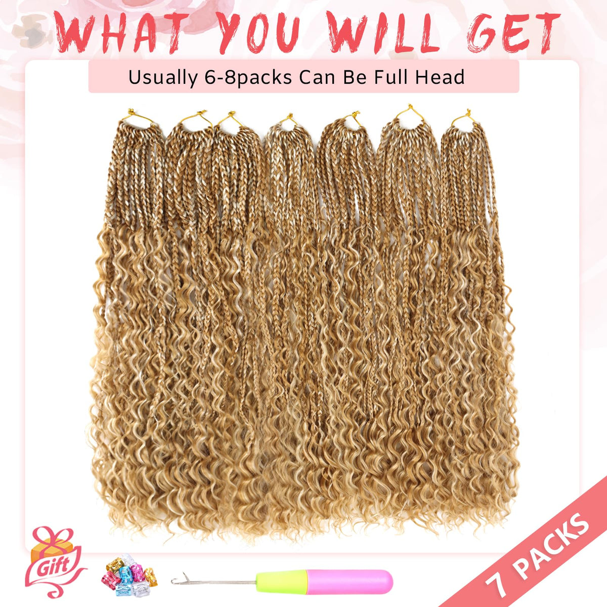 Eeanno lightweight box braids designed for comfortable wear