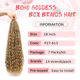 Eeanno pre-looped crochet hair for easy installation and beginners