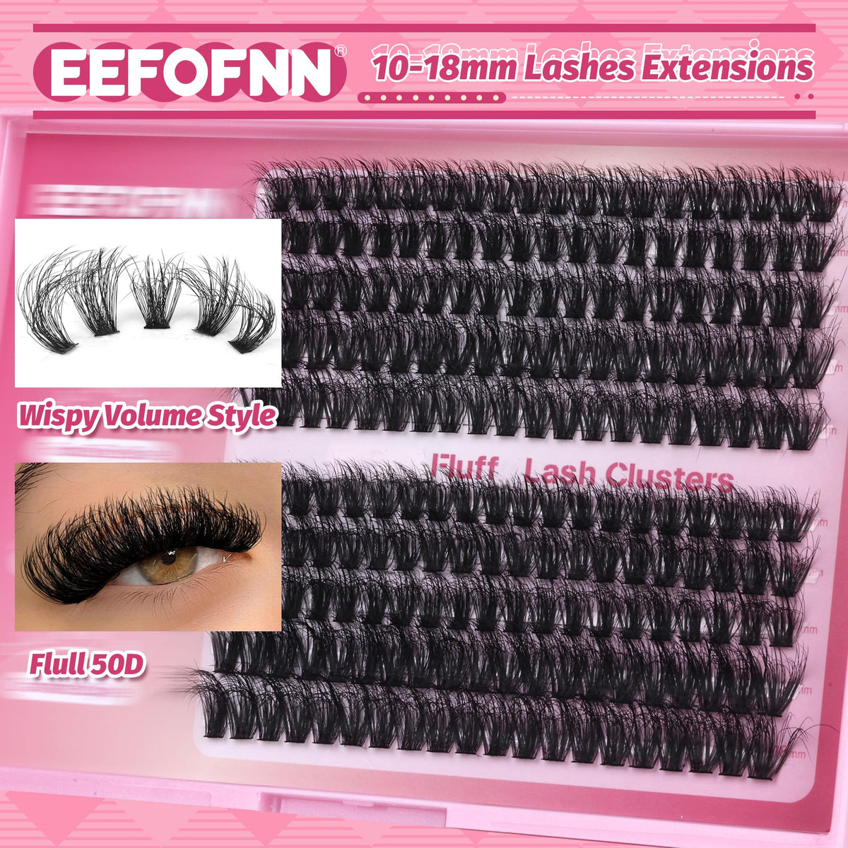 Eefofnn at-home lash artist kit for easy salon-style results.