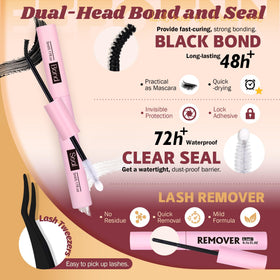 Eefofnn Center-eye density option adds bold focal point to the lash line.