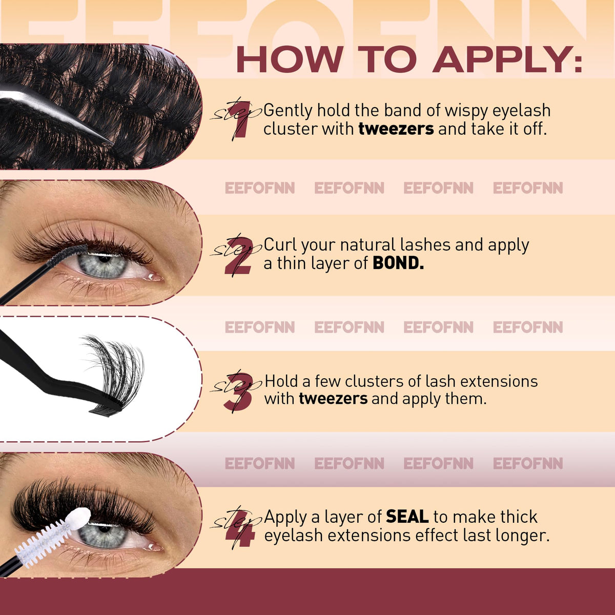 Eefofnn Soft synthetic fibers feel feather-light and comfy for daily wear.