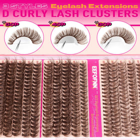 Eefofnn lash bond and seal close-up demonstrating longer wear