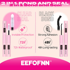 Eefofnn natural-look lashes close-up for everyday wear