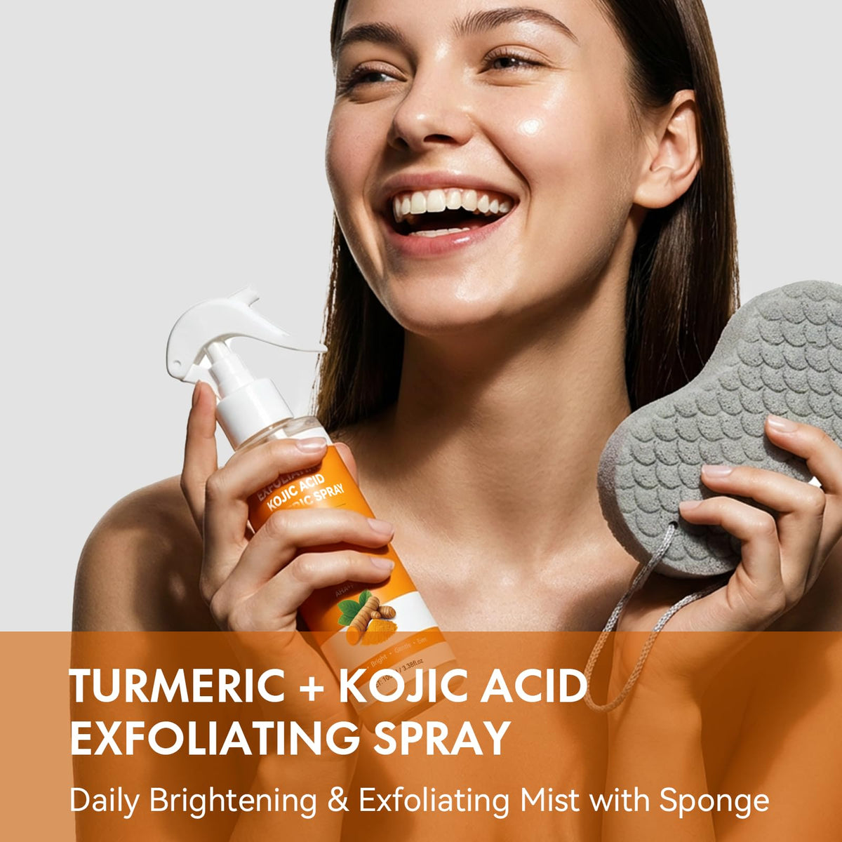 EELHOE Kojic Turmeric formula close-up suggests brightening effects.