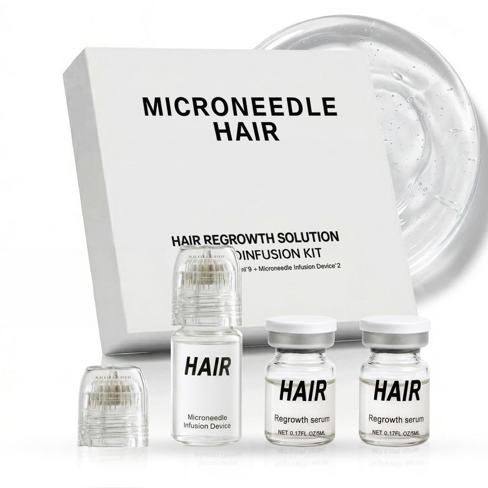EELHOE micro-infusion tools with gold tips for precise scalp application