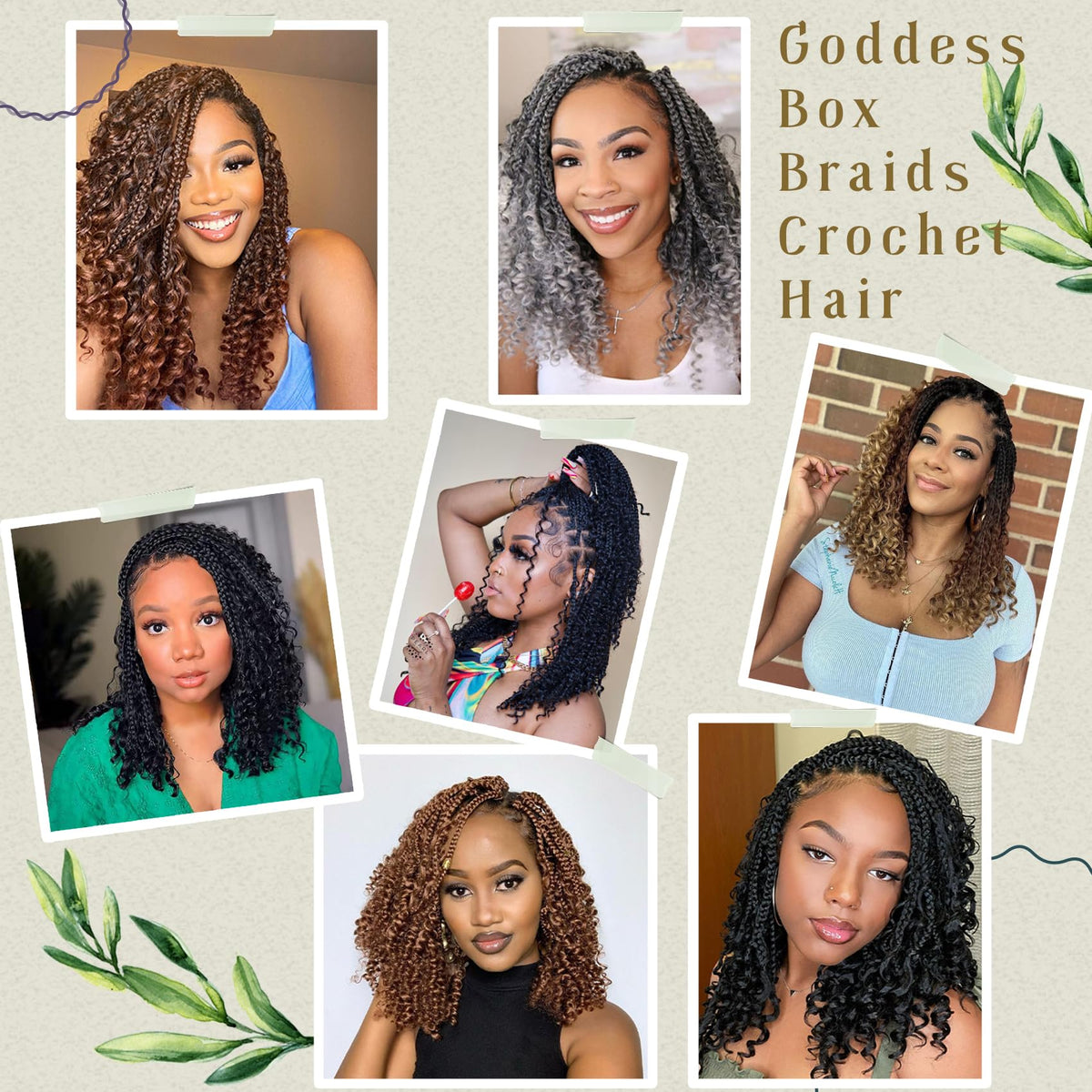 Wearing EERYA Goddess Box Braids 10 inch demonstrates natural look and shine