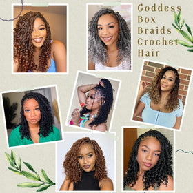 Wearing EERYA Goddess Box Braids 10 inch demonstrates natural look and shine