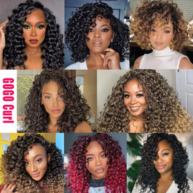 EERYA GoGo Curl 14in short curly hair care tips, satin scarf recommended to protect curls.