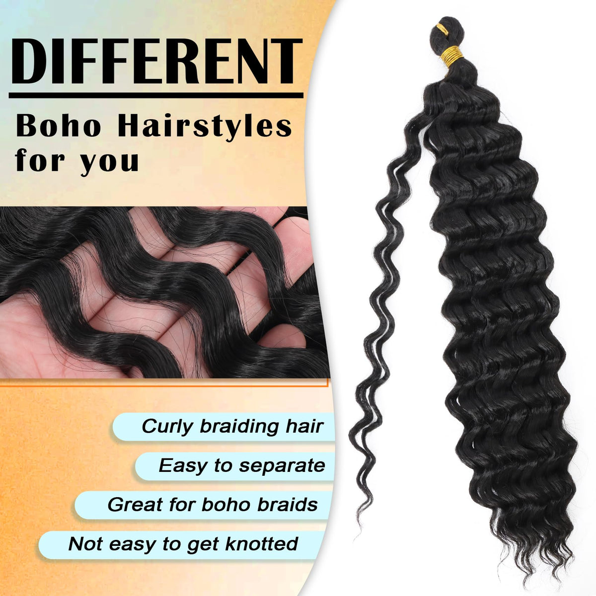EERYA Ocean Wave Crochet Hair 6-pack bundle provides affordable fullness for installations.