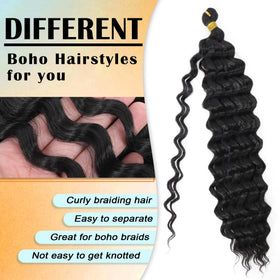 EERYA Ocean Wave Crochet Hair 6-pack bundle provides affordable fullness for installations.