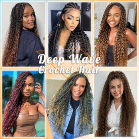 EERYA Ocean Wave Crochet Hair ready-to-style simplifies quick braids and looks.