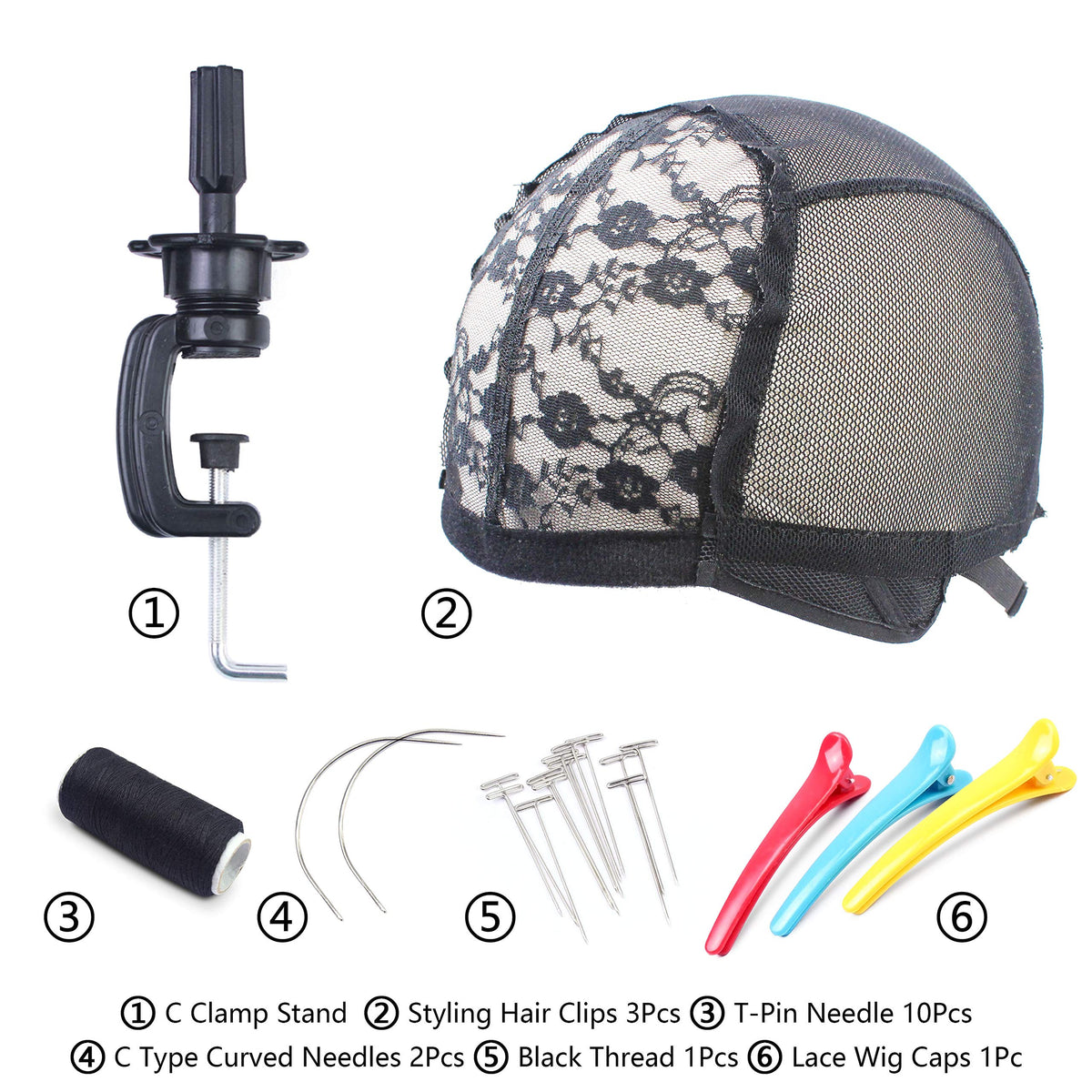 EERYA pin-friendly canvas exterior supports secure wigs during work.