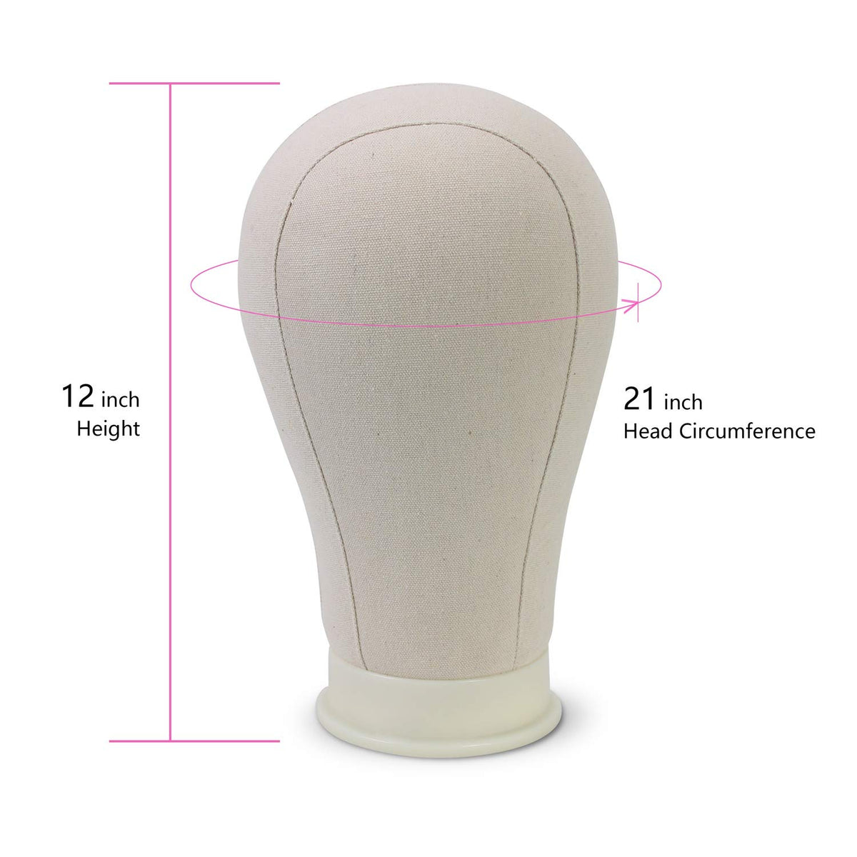 EERYA wig head with mount hole base for quick stand setup.