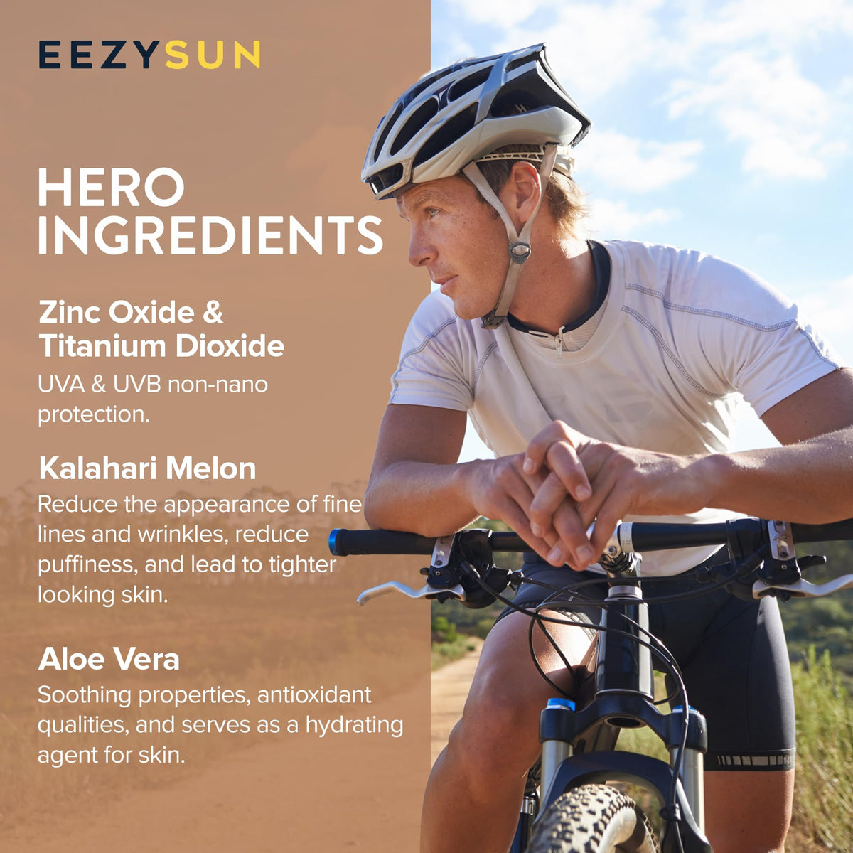 EEZYSUN mineral sunscreen suitable for all skin types, including sensitive skin