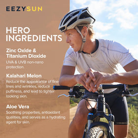 EEZYSUN mineral sunscreen suitable for all skin types, including sensitive skin