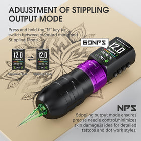 Effeer aluminum alloy tattoo pen body for durable, smooth performance.