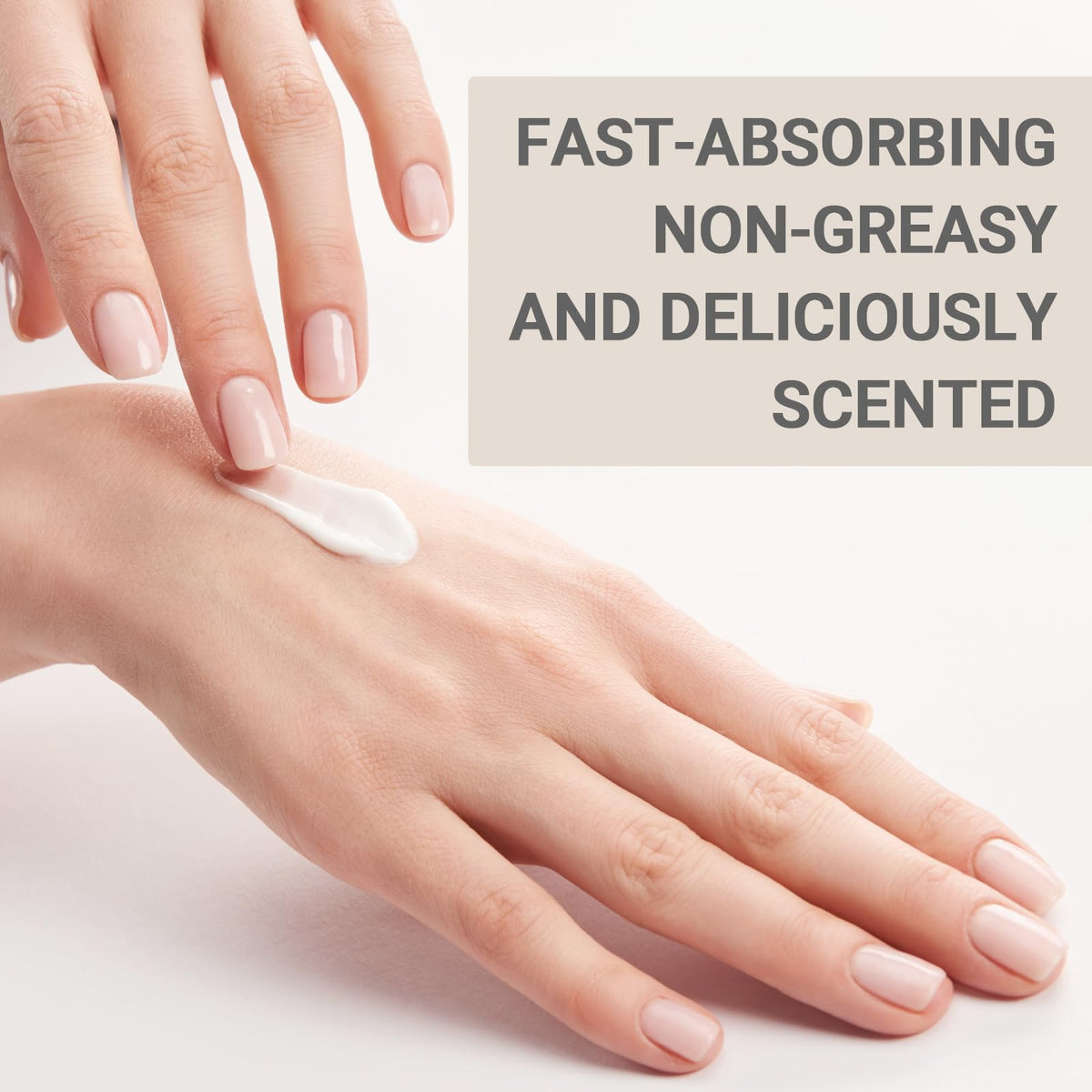 Effiebety soft hands after use with hydrated, comfortable skin