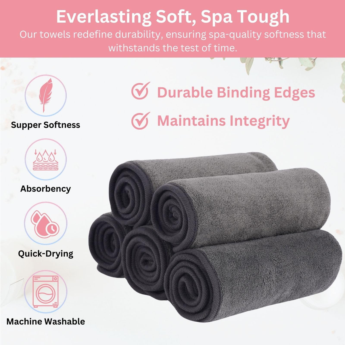 Efforest towels retain heat evenly for comfortable spa sessions.