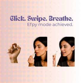 Efpy calming-formula lip balm with lavender chamomile for mood balance.