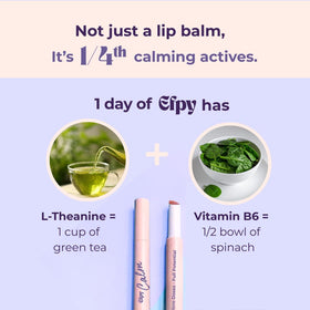 Efpy lavender chamomile blend lip balm for soothing, relaxing moments.