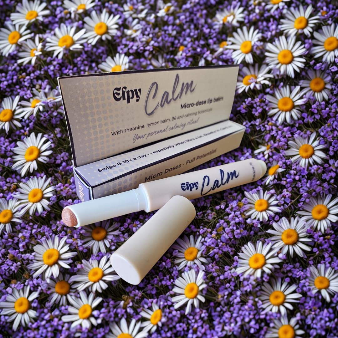 Efpy on-the-go use with balm tucked in pocket.
