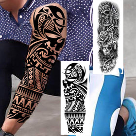 EGMBGM lion tattoo sleeve adds dramatic look for events