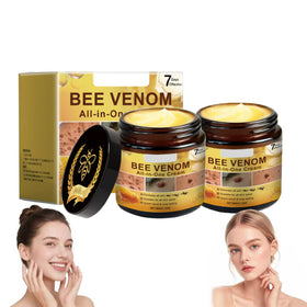 EHAUTO Bee Venom Cream jar label highlights premium skin rejuvenation potential.