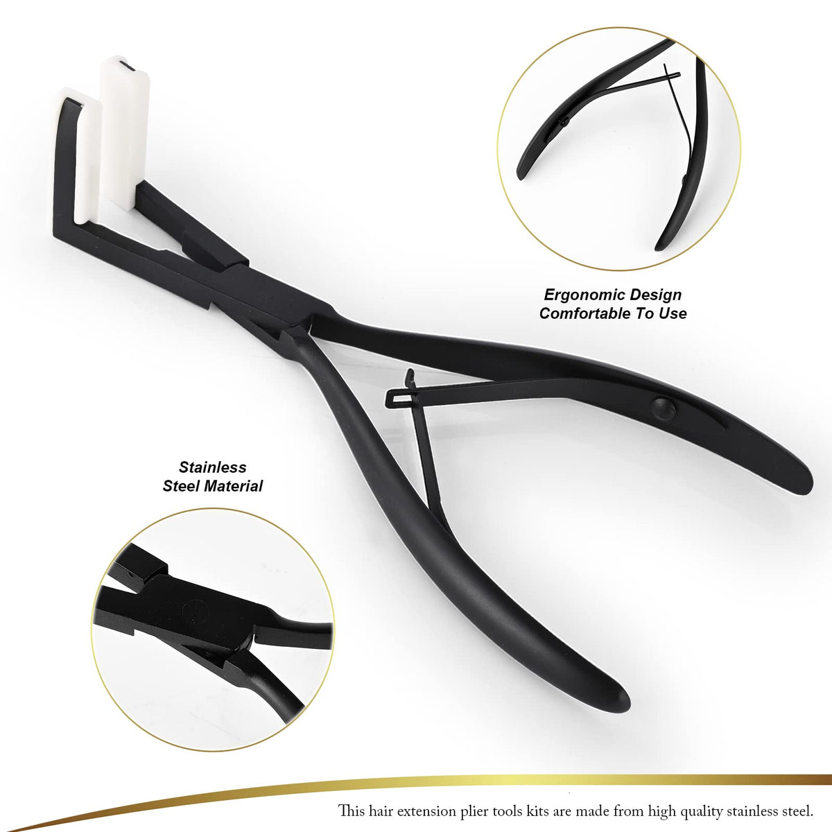 EHDIS bangs hair pad for gentle support during styling sessions.