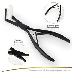EHDIS bangs hair pad for gentle support during styling sessions.