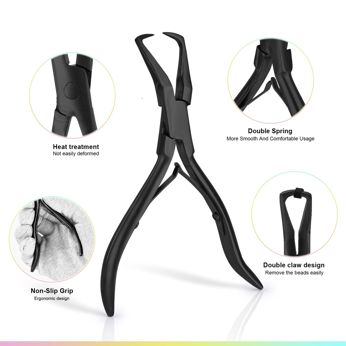 EHDIS micro beads remover pliers easing gentle removal without hair damage.