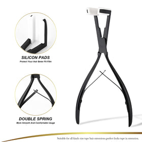 EHDIS styling comb for detangling and smooth extension placement.
