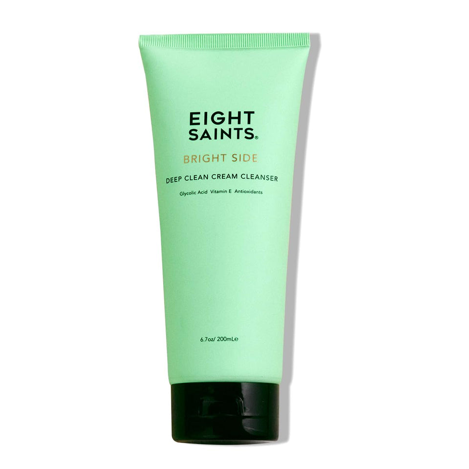 Eight Saints Bright Side Cream Cleanser bottle with a gentle, hydrating cleanse