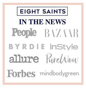 Morning application shows hydrated skin after using Eight Saints Bright Side Cleanser
