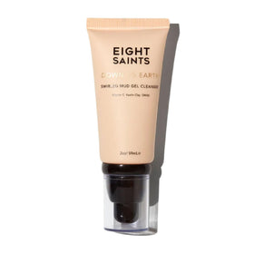 Eight Saints Down To Earth Mud Gel Wash texture; gentle cleansing for oil-control and sensitivity.