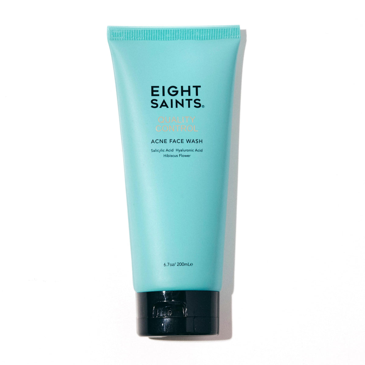 Eight Saints Quality Control Acne Face Wash bottle for daily cleansing helps clear pores.