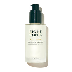 Eight Saints Soulmate Lotion bottle closeup showing hydration-ready formula.