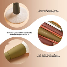 Eigshow foundation buffer brush for smooth, even coverage across the complexion.