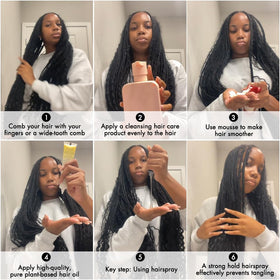 EINbeauty wash and care routine maintains softness and longevity.