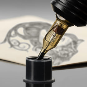 EIPTWH ink bottles in a row showing consistent fill and color integrity.