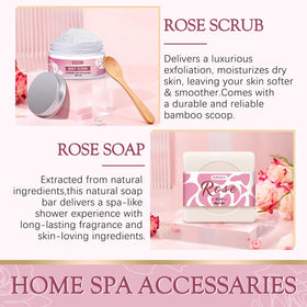 EIRNAY Rose Bath Bomb for a fizzy, soothing bath experience.